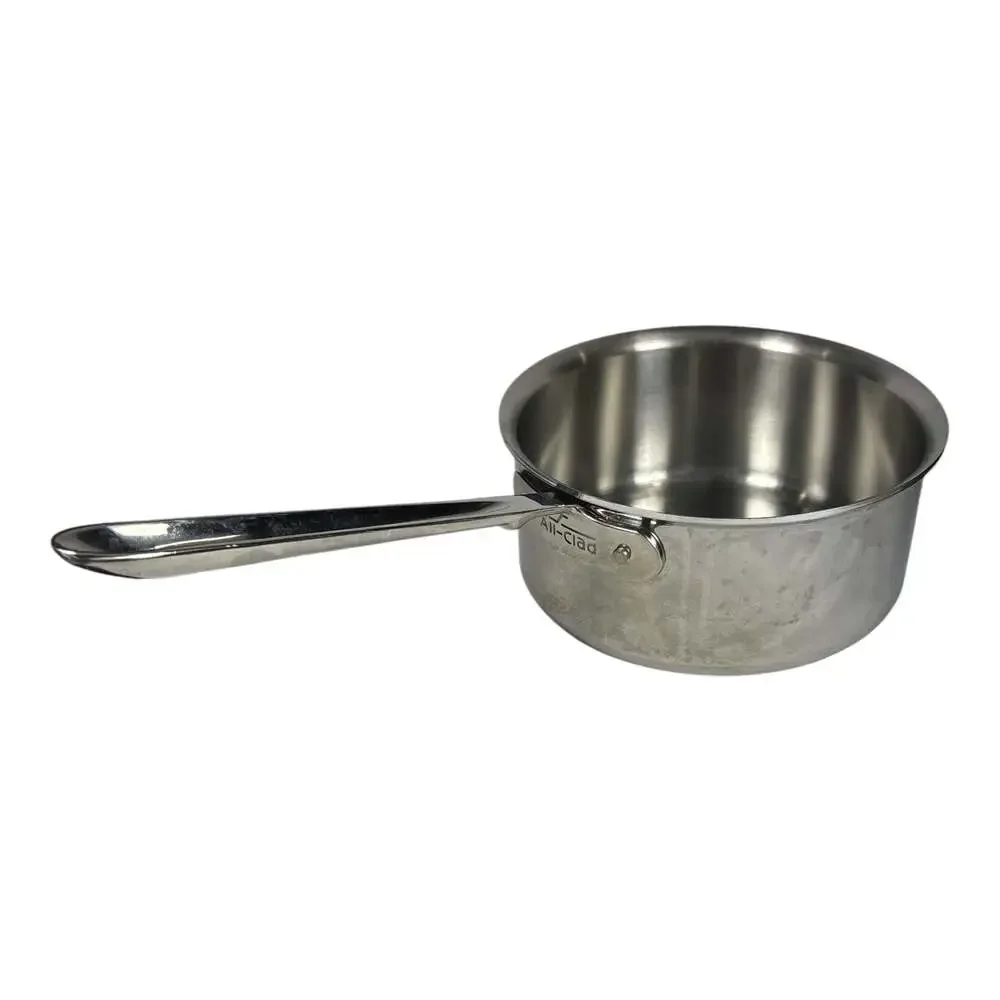 All-Clad D3 Stainless Steel 3-ply Bonded 3 Quart Qt Sauce Pan USA No Lid